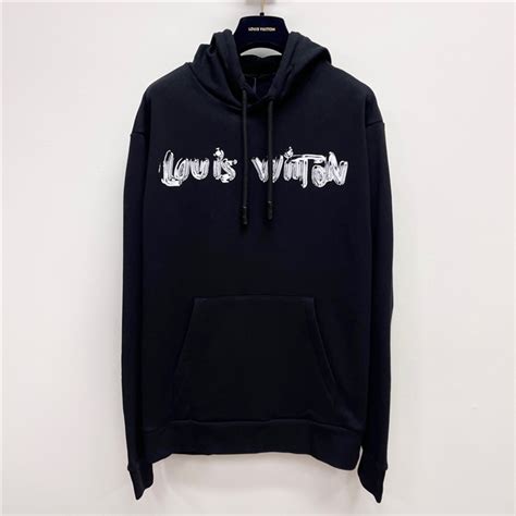 louis vuitton mens hoodie|Louis Vuitton graphic hoodie.